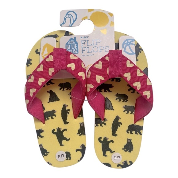 074 Hatley Heart Print Flip Flops - Picture 2 of 4